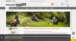 Desktop Screenshot of parske-shop.de